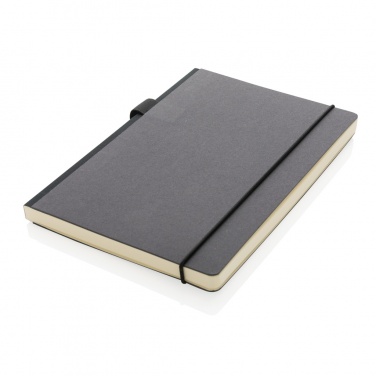 Logo trade corporate gift photo of: A5 deluxe kraft hardcover notebook
