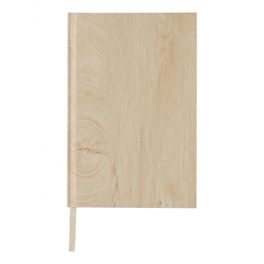 Logo trade promotional merchandise image of: Kavana wood print A5 notebook