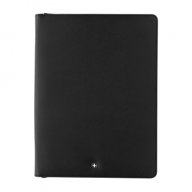 Logotrade promotional giveaways photo of: Swiss Peak Heritage RCS rPU A4 portfolio with zipper