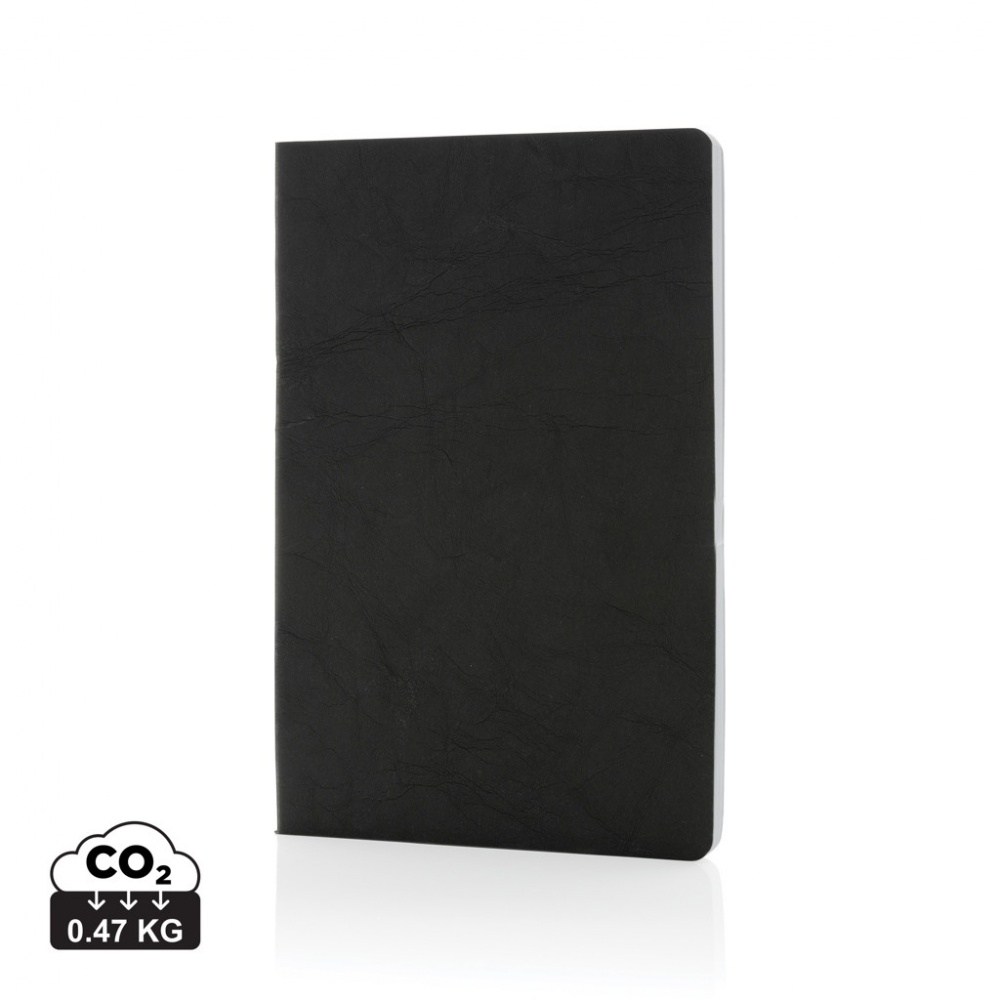 Logotrade advertising product image of: Salton A5 GRS certified recycled paper notebook