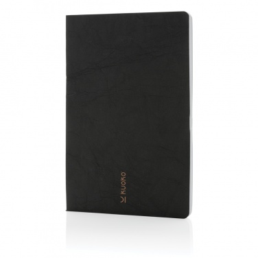 Logo trade promotional product photo of: Salton A5 GRS certified recycled paper notebook