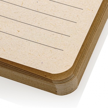 Logo trade promotional giveaways picture of: Stylo Sugarcane paper A5 Notebook