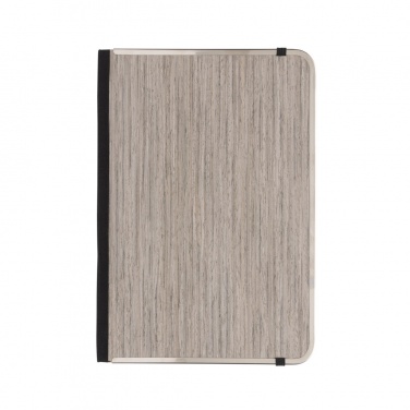 Logotrade promotional products photo of: Treeline A5 wooden cover deluxe notebook