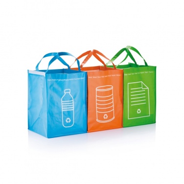 Logo trade advertising products picture of: 3pcs recycle waste bags