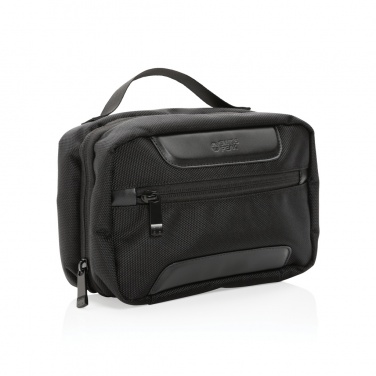 Logo trade promotional merchandise photo of: Swiss Peak AWARE™ RPET Voyager toiletry bag