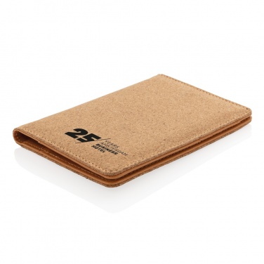 Logotrade promotional product image of: Cork secure RFID passport cover