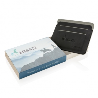 Logo trade promotional merchandise image of: Quebec RFID safe cardholder