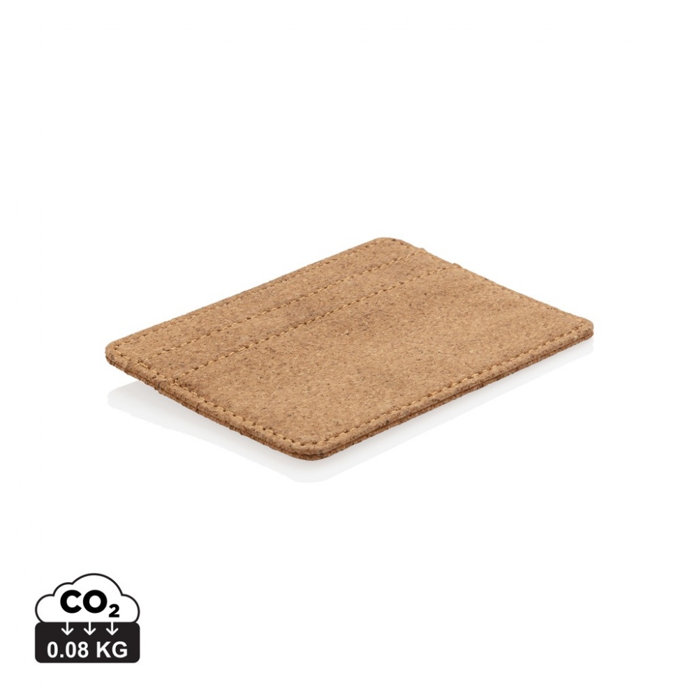 Logotrade promotional merchandise image of: Cork secure RFID slim wallet