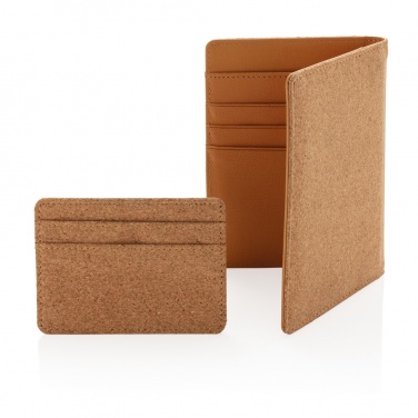 Logo trade promotional gift photo of: Cork secure RFID slim wallet