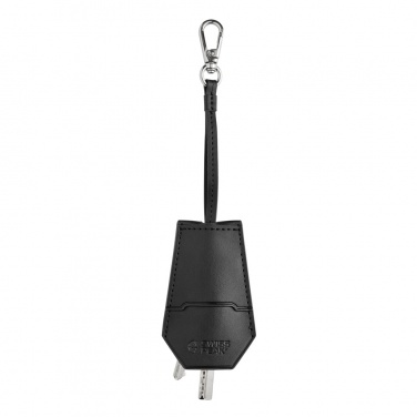 Logo trade promotional merchandise photo of: SP Tula RCS certified recycled PU key holder and pen set