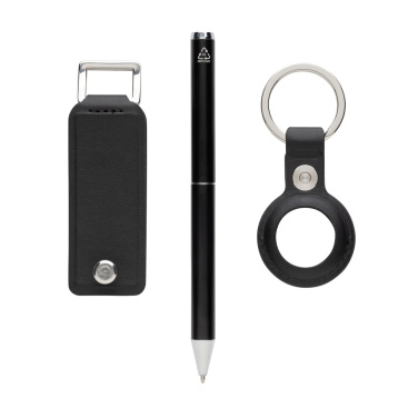 Logo trade promotional products image of: SP Tula RCS certified rPU 3 piece deluxe gift set