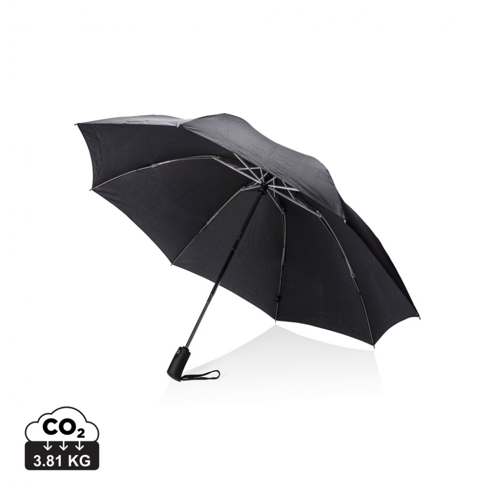 Logo trade promotional merchandise image of: SP AWARE™ 23' foldable reversible auto open/close umbrella