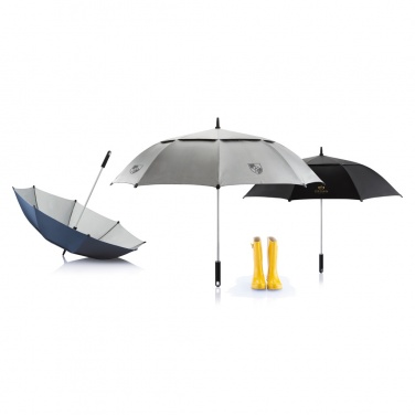 Logo trade promotional gift photo of: 27” Hurricane storm umbrella