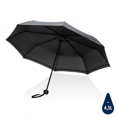 Logo trade advertising product photo of: 20.5"Impact AWARE™ RPET 190T pongee mini reflective umbrella