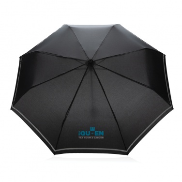 Logotrade business gift image of: 20.5"Impact AWARE™ RPET 190T pongee mini reflective umbrella
