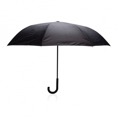 Logo trade promotional giveaways image of: 23" Impact AWARE™ RPET 190T reversible umbrella