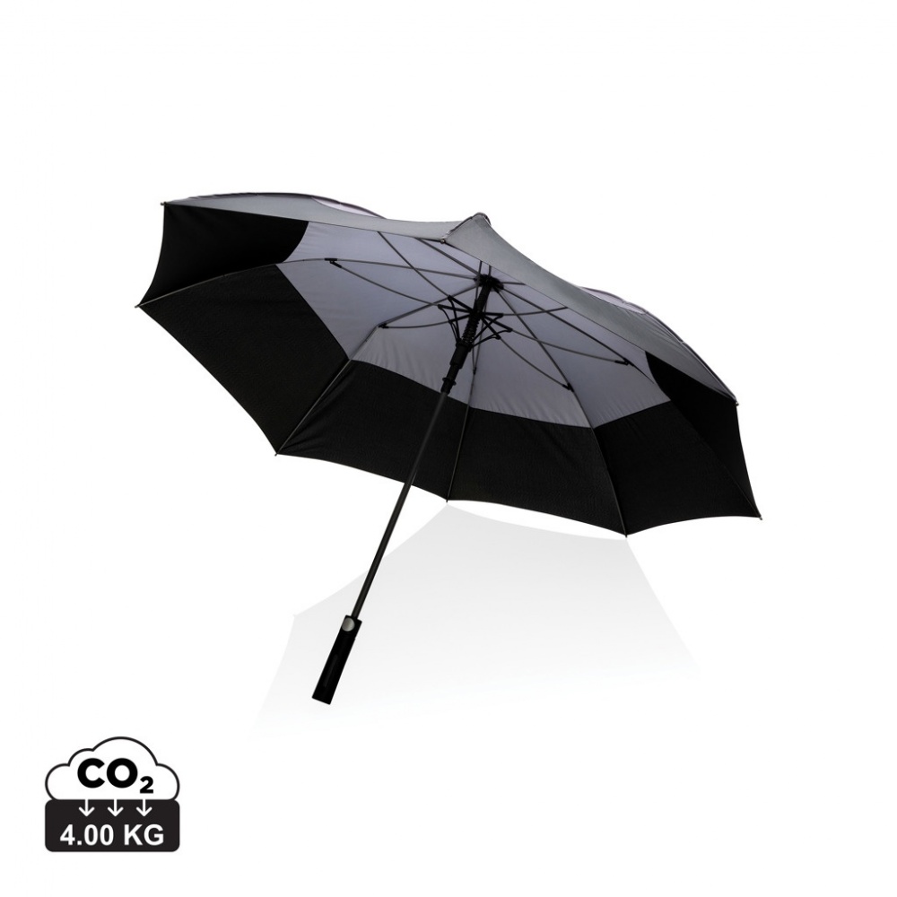 Logotrade business gift image of: 27" Impact AWARE™ RPET 190T auto open stormproof umbrella