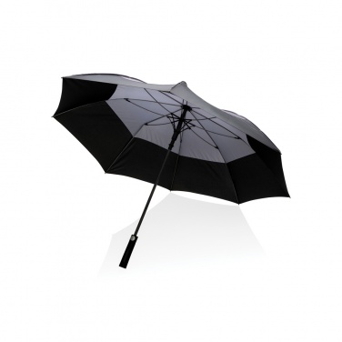 Logo trade advertising products picture of: 27" Impact AWARE™ RPET 190T auto open stormproof umbrella