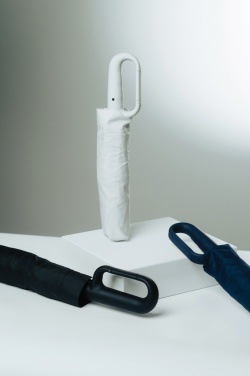 Logotrade promotional product picture of: Yara 21" AWARE™ RPET solid colour umbrella with carabiner