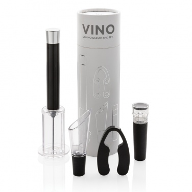 Logo trade promotional giveaways image of: Vino Connoisseur 4pc set