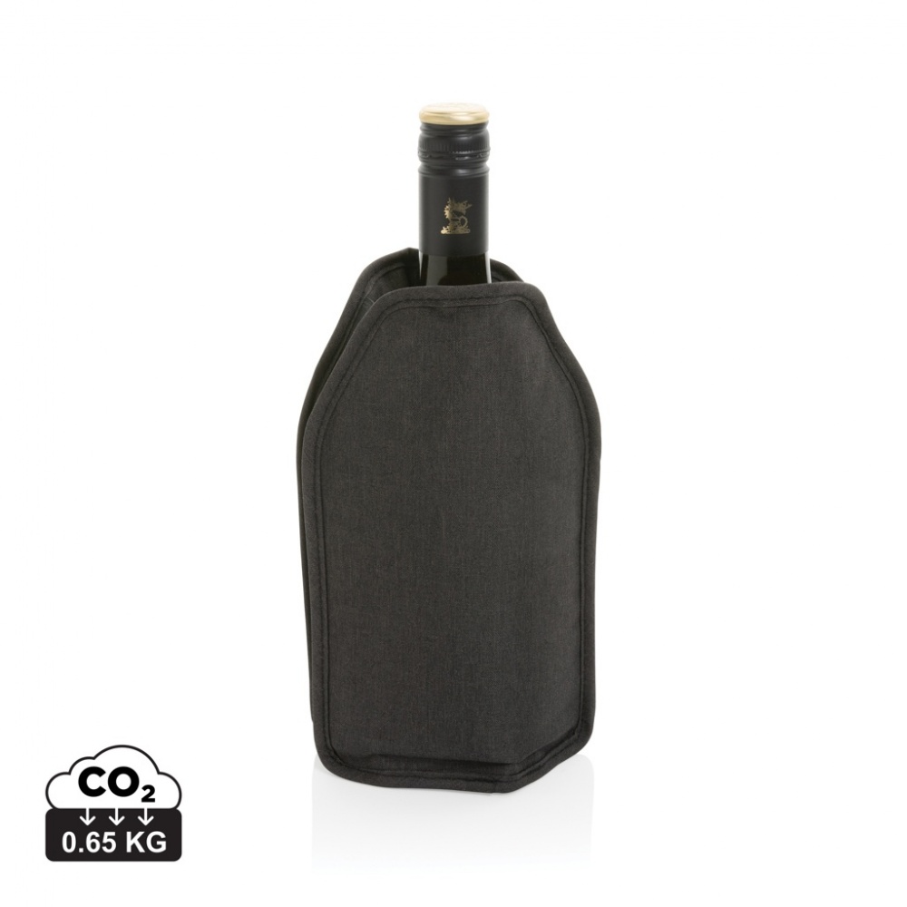 Logotrade promotional products photo of: Vino AWARE™ RPET wine cooler sleeve
