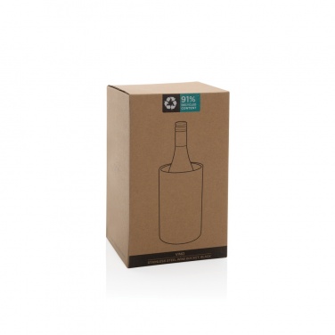 Logo trade promotional products image of: Vino RCS certified recycled stainless steel wine bucket
