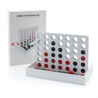 Logotrade promotional giveaway image of: Connect four wooden game