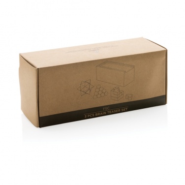 Logo trade promotional gifts image of: 3 pcs brain teaser set