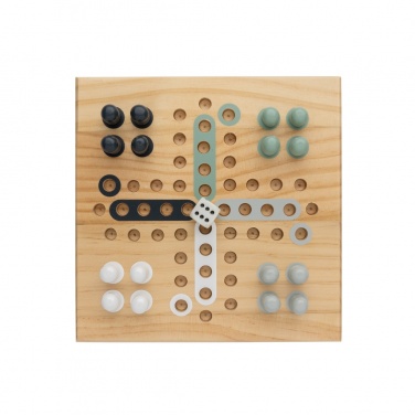 Logotrade promotional product image of: Claire wooden Ludo game