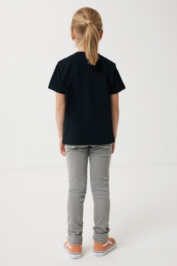 Logo trade promotional gift photo of: Iqoniq Koli kids lightweight recycled cotton t-shirt