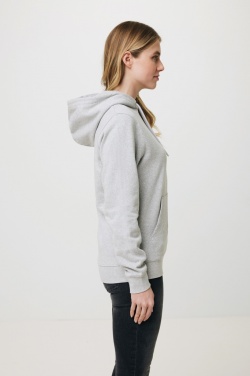 Logo trade promotional item photo of: Iqoniq Torres recycled cotton hoodie undyed