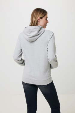 Logo trade promotional products image of: Iqoniq Torres recycled cotton hoodie undyed