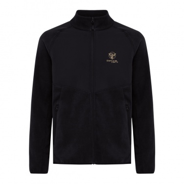 Logo trade promotional merchandise image of: Iqoniq Talung recycled polyester microfleece zip through