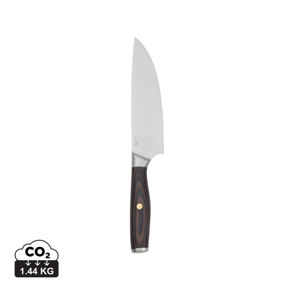 Logo trade promotional merchandise photo of: VINGA Tara RCS recycled steel chef's knife