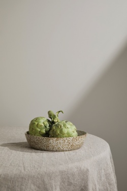 Logo trade promotional giveaways image of: VINGA Nuvem stoneware serving bowl