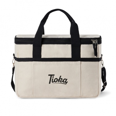 Logo trade corporate gifts picture of: VINGA Volonne AWARE™ recycled canvas cooler basket