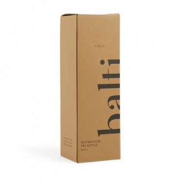 Logo trade promotional gift photo of: VINGA Balti RCS recycled pet bottle 600 ML