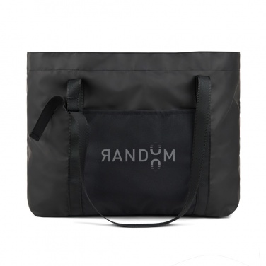 Logo trade promotional giveaway photo of: VINGA Livorno GRS recycled polyester maxi tote