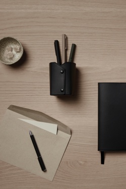 Logo trade promotional gifts image of: VINGA Timo PU RCS RPET notebook