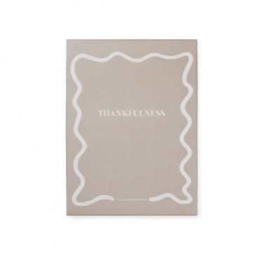 Logo trade promotional item photo of: VINGA Thankfulness GRS recycled paper journal