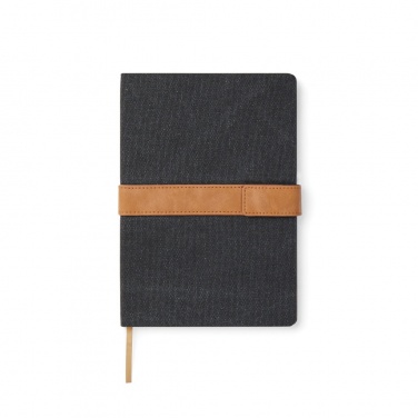 Logo trade corporate gifts image of: VINGA Bosler RCS recycled paper notebook