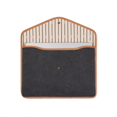 Logotrade promotional product picture of: VINGA Bosler GRS recycled canvas 14" laptop sleeve
