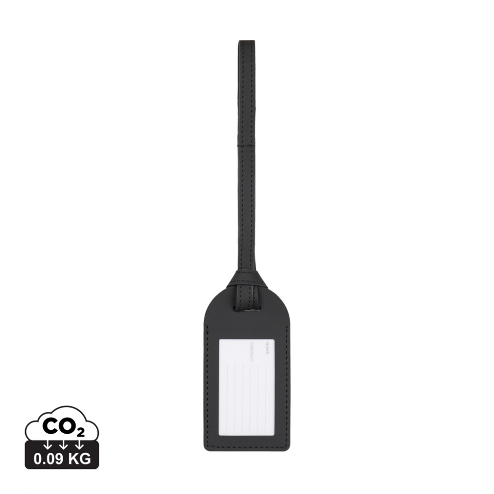 Logo trade promotional merchandise image of: VINGA Baltimore RCS recycled polyester luggage tag