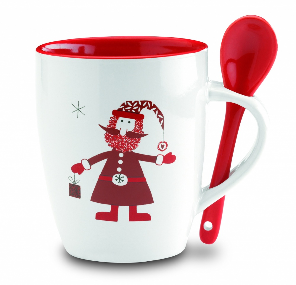 Logotrade business gifts photo of: Mug with spoon 250ml