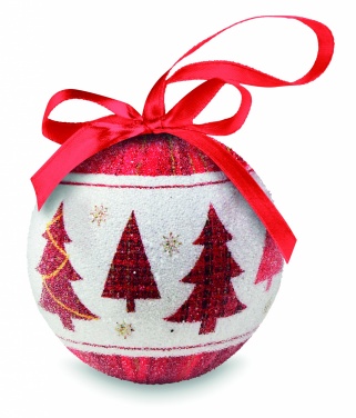 Logo trade promotional items image of: Christmas bauble in gift box