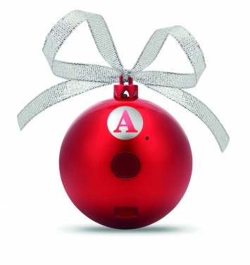 Logo trade promotional item photo of: Speaker Christmas ball