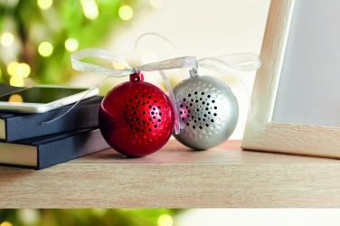 Logo trade corporate gifts image of: Speaker Christmas ball