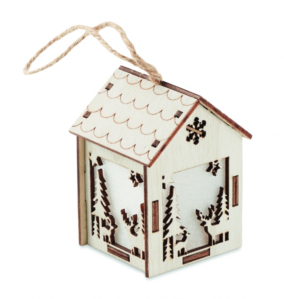 Logotrade promotional giveaways photo of: MDF house with light