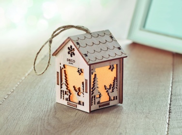 Logotrade promotional giveaways photo of: MDF house with light