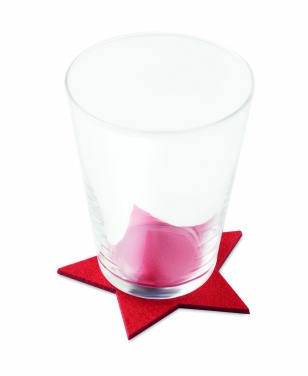 Logotrade advertising product image of: RPET 4 felt coaster set